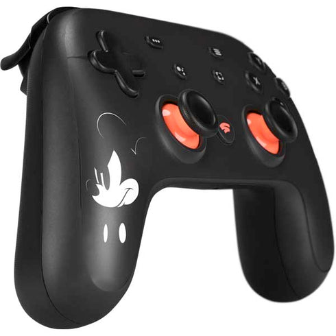 Disney Mickey Mouse Black and White Google Stadia Controller Skin